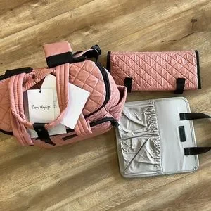 NEW 7AM LONDON DIAPER BACKPACK ROSE DAWN BY 7AM VOYAGE!??? 7am Voyage | Bags | New 7am London Diaper Backpack Rose Dawn  main image 3